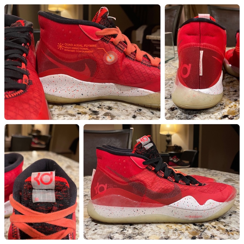 Nike Zoom KD12 Basketball Shoe University Red
